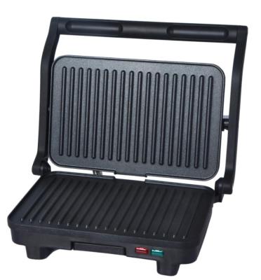 China 2021 hot selling hotel 2 slice panini grill sandwich press with automatically temperature control and oil tray for sale