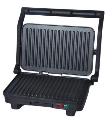 China Outdoor 2 slice panini grill with automatically thermostat control, oil drip tray for sale