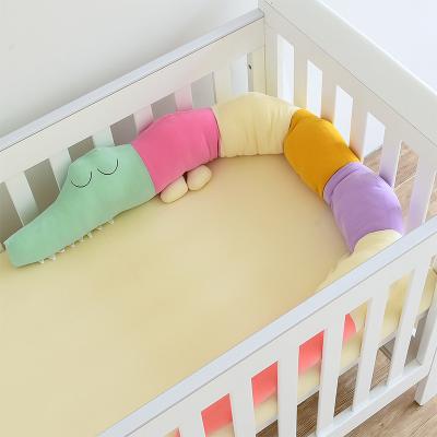 China Factory direct decoration child's room animal shape crib pillow bumper for sale