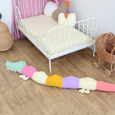 China Hot Selling Crocodile Shape Animal Safety Comfortable Side Sleeping Pillow Baby for sale