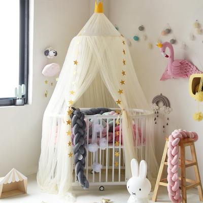 China Home Princess Folded Decoration 10 Slices Dome Collapsible Mosquito Net For Kids Play for sale