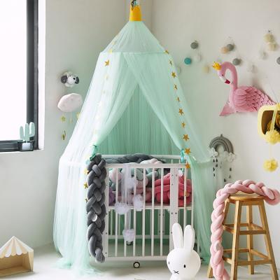 China Hot Sale Multi Folded Colors Children Dome Anti Insect Folding Baby Crib Mosquito Net for sale