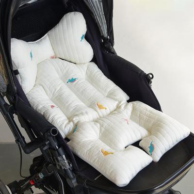 China 2022 Baby Stroller 3D Hot Selling Eco-Friendly Cotton Fabric Thickened Hot Stroller Seat Pad for sale