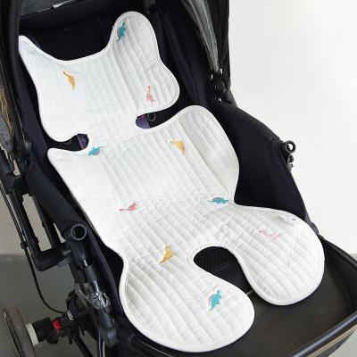 China Universal Baby Stroller Factory Breathable Cotton Baby Pram Pad With Safety Belt for sale