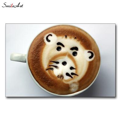 China Eco-friendly Cafe Paintings Custom Canvas Wall Art Modern Wall Art For Living Room for sale