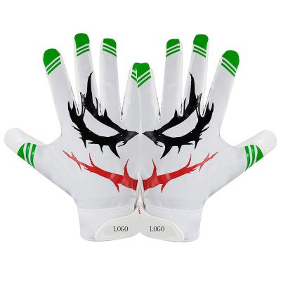 China OEM/ODM custom logo American football receiver youth and adult outdoor gloves AF031 for sale