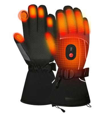 China Men's Touch Screen Winter Glove Heaters Rechargeable Electric Winter Heating Snowmobile Enthusiast Ski Motorcycle Glove for sale