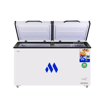 China Hotel BIG 328L-1580L -22 Degree Top-Door Digital Temperature Control Centigrade Frozen Chest Freezer for sale