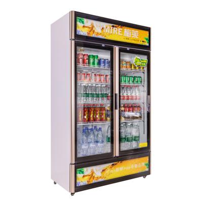 China Single-temperature Auto Defrost Merchandiser Showcase Supermarket/Deli Beverage Display Cooler Fast Cooling Refrigerator for sale