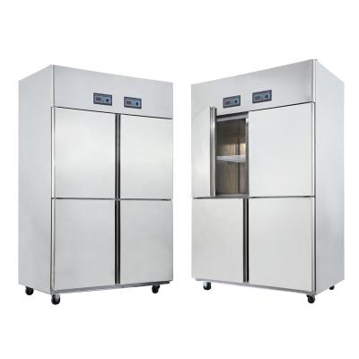 China High Quality Single-temperature Good Price Restaurant Kitchen Equipment Dubai UK American Style Reach In Refrigerator Vertical for sale