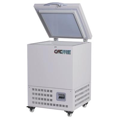 China Single-temperature 58 Liter Without Top Door 86C/112F Portable Ultra Low Temperature Small Chest Freezer for sale