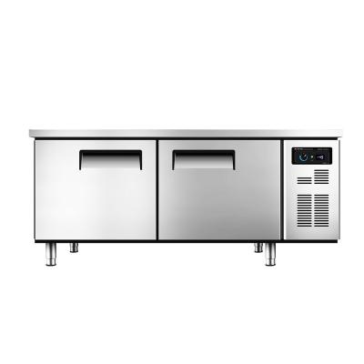 China Double-temperature Frost Free Single Temperature Commercial Restaurant Kitchen Under Counter Fridge Refrigerator for sale