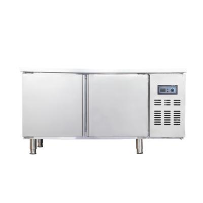 China Single-temperature all copper tube durable refrigerator undercounter refrigerator and freezer counter top refrigerator double for sale