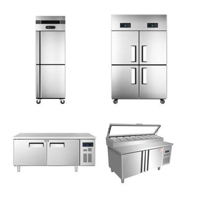 China Double-temperature 1.5m copper tube real refrigeration anti-corrosion combined fridge/freezer kitchen undercounter refrigerator for sale