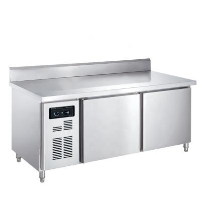 China Single-temperature minus 20 degree centigrade double refrigerated under counter food salad prep table counter top refrigerator for sale