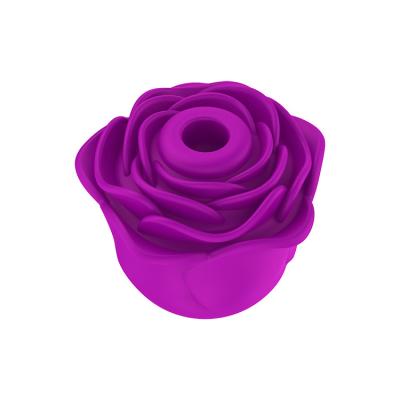 China Rose Best Type High Quality Colored Rose Vibration Simulate Tongue Licking G-spot Vibrator for sale