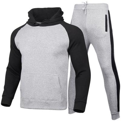 China Breathable Sports Front Pocket Customized Hooded Set Casual Hoodie Sweatshirts Long Sleeve Set High Quality for sale