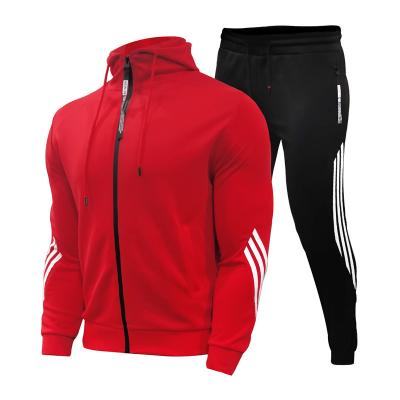 China Good Quality 100% Polyester Gym Sportswear Hoodies Breathable Tracksuits Set Oversized Tracksuits For Men for sale