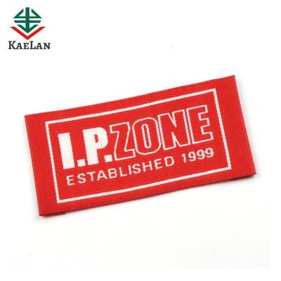 China Viable Hot Sale Custom T-shirt Woven Labels for sale