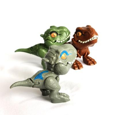 China Jurassic Park Tricky Model Jurassic Park Tyrannosaurus Dinosaur Kid Toy Creative Finger Restless Person Finger Toy Gift 1pcs for sale