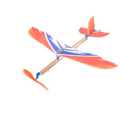 China 1PC DIY Children's Toy Rubber Band Powered Model Airplanes Kit Children's Toy Foam Plastic Set Model Airplanes Zxc1 for sale