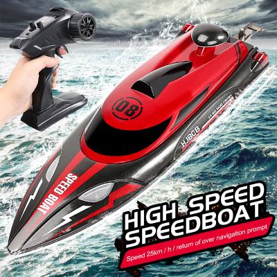 China 2.4Ghz 25km/h Speed ​​Boat Water Speed ​​App Controlled High Speed ​​Remote Control Racing Boat Kids Model Toy for sale