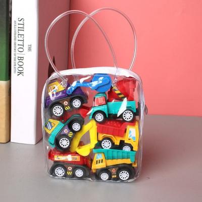 China 6pcs Car Model Toy Pull Back Mobile Vehicle Fire Truck Taxi Model Kid Mini Cars Boy Toys Gift Diecast Toy For Children Zxc1 for sale