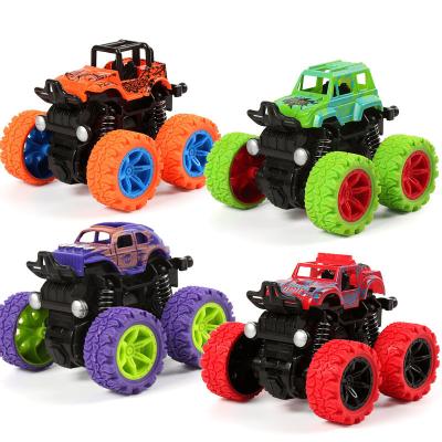 China Toys Car Four Wheel Drive Stunt Dump Cars Inertia Bigfoot Car Dinosaur Off-road Dinosaur Pull Back Children Toy Gift Zxc 1 for sale