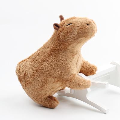 China Plush Real Life Capybara Dolls Kids Toys Simulation Capybara Stuffed Animals Toy Soft Dolls Stuffed Real Life Capybara Dolls Christmas Gift Juguetes for sale