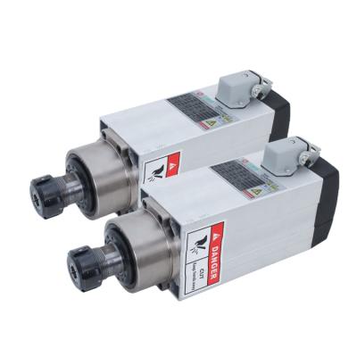 China 0.8kw 1.5kw 2kw 2.2kw 3kw 4.5kw 6kw 7.5kw Spindle High Speed ​​Air Cooling CNC Lathe Router AC Spindle Water Cooled Milling Motor for sale