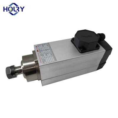 China 3.0KW 300Hz Square Air Cooled Spindle Motor Milling Spindle 18000rpm High Speed ​​220V/380V ER25 Moulder for sale