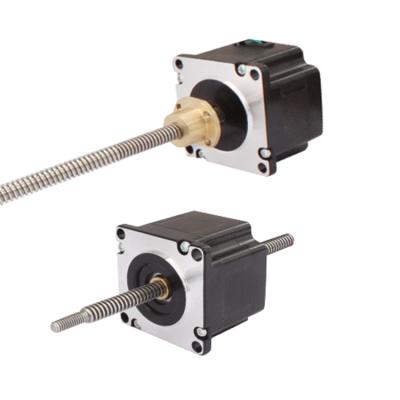 China Automatic Product Lead Screw Diameter 8mm 10mm 12mm CNC 24VDC 48VDC Hybrid 2 Phase NEMA 23 Stepper Motor Linear Actuator for sale