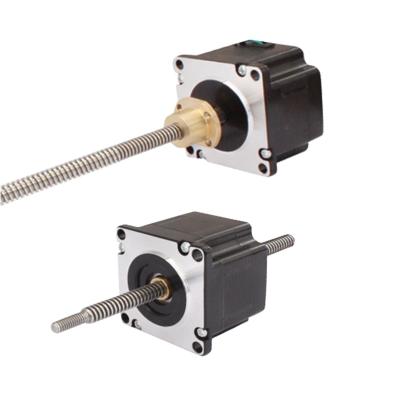 China Tr8 Tr10 Tr12 Phase Lead Screw Stroke 100mm 200mm 300mm Linear Stepper Motor Product 2 Hybrid NEMA 23 CNC Router Stepper Motor for sale