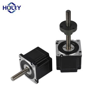 China HOLRY Professional High Quality 1PCS 34nemaStepper Motor Worm Drive Linear Dipping Actuators Plus Screw Rod Within 100mm 86HB98F5G for sale