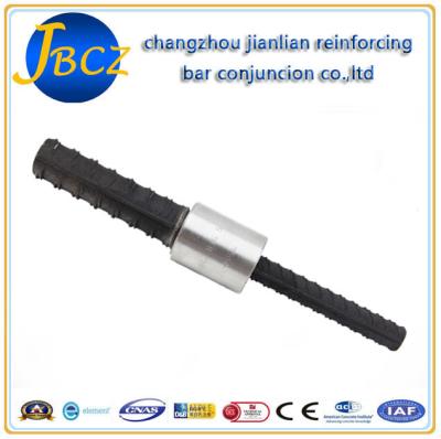 China Mechanical Rebar Splicing Coupler , Nuclear Standard Rebar Coupler White or Black From 12-40mm for sale