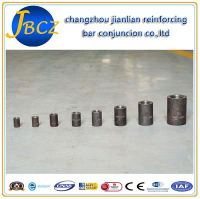 China JBCZ Rib Peeling Roll Stamping Rebar Splicing Coupler Steel Bar Connection Joints/Sleeve From 12-40mm for sale