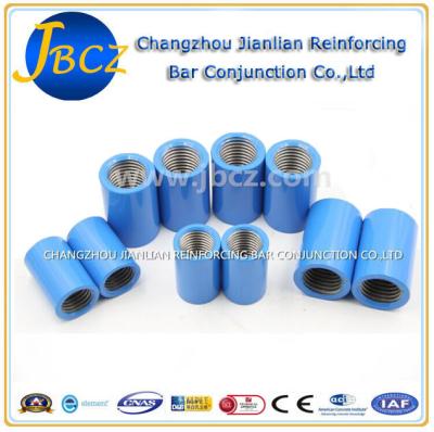 China 20mm Epoxy Layer Threaded Rebar Coupler Connection with Anti Rust Customized for sale