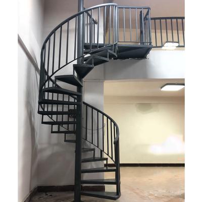 China Modern Interior Spiral Stairs Factory Spiral Staircase Metal Spiral Staircase for sale