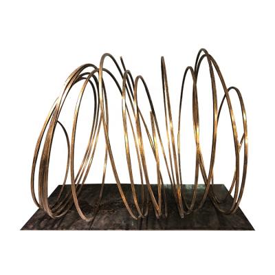 China China Modern Home Decor Art Ornament Iron Metal For Tornado Shape Iron Handwork for sale