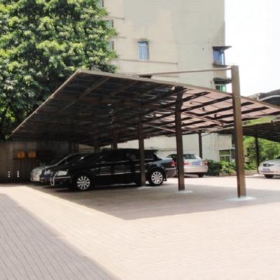 China Easy Assemble Modern Design Outdoor Garden Use Aluminum Car Parking Shed Garage Sun Shed for sale