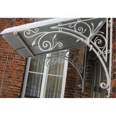 China Outdoor Metal Iron Sun Shade Awning For Window And Door for sale