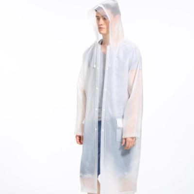 China Hooded Raincoats /Windproof/Eco-friendly/Durable/Soft Transparent Loose Women Raincoats High Quality Custom Made 100% Long Rainwear Raincoats for sale