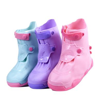 China Eco-friendly fashion trend kids waterproof rain boots cover anti rain shoe cover for kids for sale