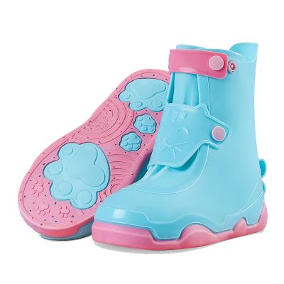 China Fashion trend factory wholesale eco-friendly kids waterproof rain boots cover anti rain shoe cover for kids for sale