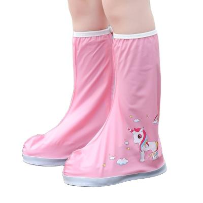 China Fashion Trend Eco-friendly Reusable PVC Rain Shoe Hot Selling Foldable Cover For Kids for sale