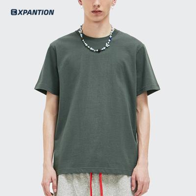 China Bulk Anti-Wrinkle EXP Streetwear High Quality Loose Casual Vintage 265gsm Unisex Plain T-Shirts for sale