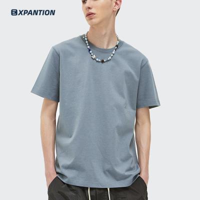 China Wholesale Round Shoulder Unisex Quality Drop Anti-wrinkle Drop Spring EXP Summer Fashion Factory 265gsm Empty T-shirt for sale