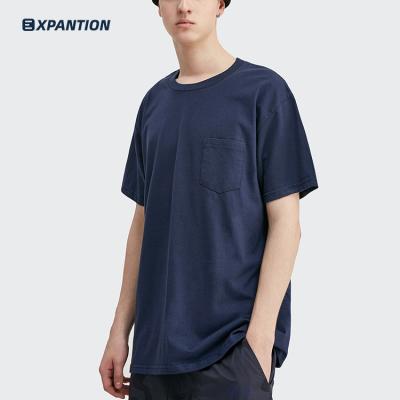 China Fashion O Neck 210gsm 100 Cotton Premium Casual Loose Men's Casual Anti-wrinkle EXP Anti-wrinkle EXP Summer Vintage T-Shirt for sale