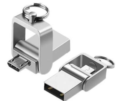 China Hot Sale 32GB/64GB Silver Micro USB Support OTG USB Data Reading Amazon Micro Flash Drive For Mobile Phone/Computer for sale