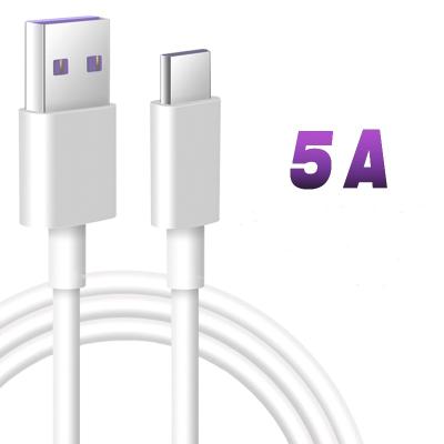 China Super Fast Charging MP3/MP4 Player Type C 5A USB Charger Data Cable For Huawei For Xiaomi For Samsung Mobile Phone for sale